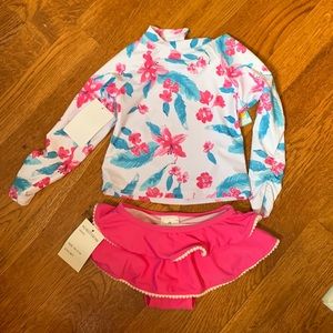 NWT SnapperRock 6-12 Months 2 Piece Bathing Suit